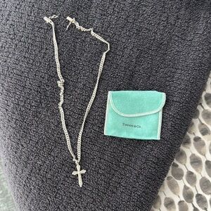 Tiffany & Co. Silver Cross Necklace